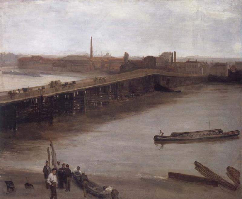 James Mcneill Whistler Brown and Silver Old Battersea Bridge
